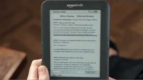 Graphite Kindle 2 wifi presentation video