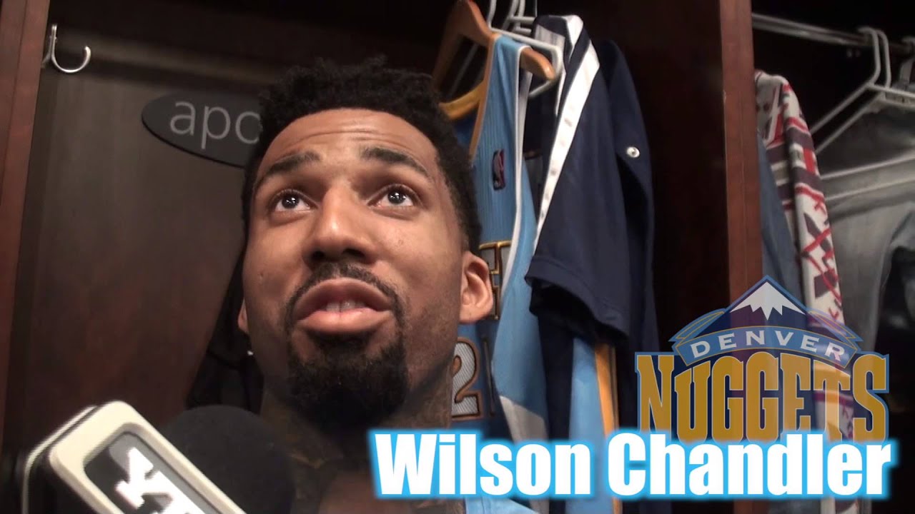 Nuggets Wilson Chandler on battling Reggie Evans in the paint