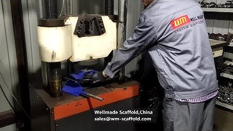 RInglock Scaffolding Rosette Shearing Test - Wellmade China