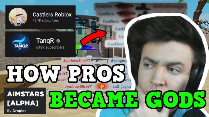 Aimstars On Roblox Is Actually Pretty Good Youtube - playing with john roblox and castlers youtube