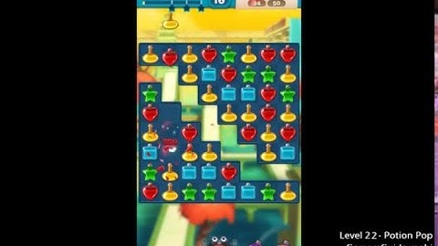 Potion Pop Level 22 - Gameplay Help Guide - iOS/Android