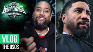 The Usos kick off emotional week: WrestleMania XL Vlog