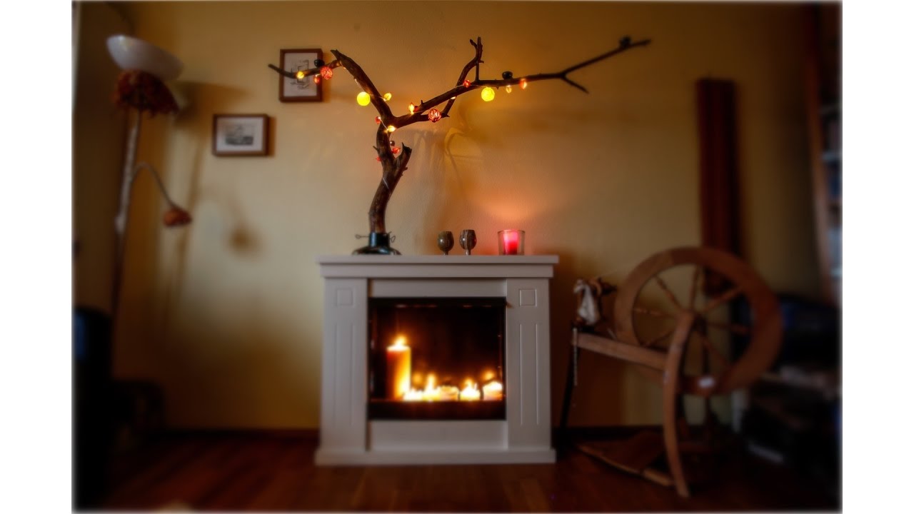 Kerzenhalter aus naturholz diy holz youtube Kleiderstange diy holz