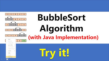 BubbleSort Algorithm with Implementation in Java