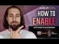 How to enable amd smart access memory  what do you need exactly