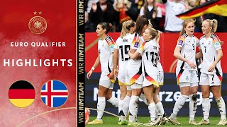Next Win! Perfect start to the qualifiers | Germany vs. Island 3-1 | Highlights | Euro Qualifiers