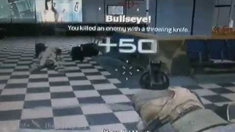 MW2 throwing knife rebound kills