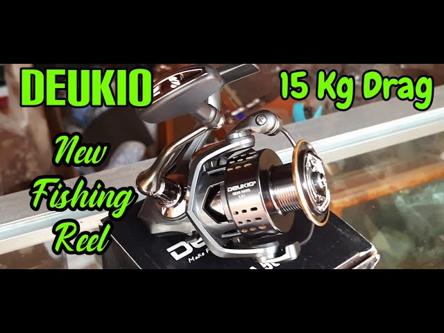 New DEUKIO super smooth fishing Reel. 15 kg Drag power 