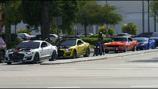 Miami Cars and Coffee August | Cruising, Cops and Some Pulls | 2026