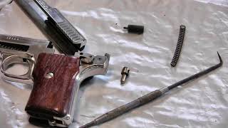 Disassembly American Firearms 25 ACP pistol