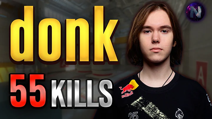 DONK gets 55k while 4400 ELO on FACEIT! donk POV with COMMs (Nuke)