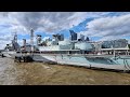INSIDE TOUR: HMS Belfast Imperial War Museum | 4K HDR