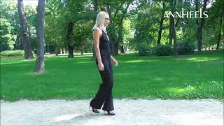 ANIA - BLACK OVERALL AND DEVIOUS HEELS