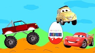 Мультик про машинки. Киндер Сюрпризы - Тачки. Kinder Surprise Eggs unboxing Мультик про машинки. Киндер Сюрпризы - Тачки. Kinder Surprise Eggs unboxing