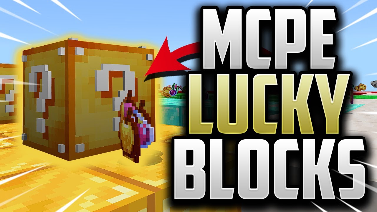 Super Lucky Blocks addon for Minecraft PE 1.16.40