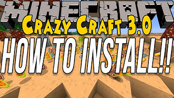 How To Install Crazy Craft 3.0 (Install The Crazy Craft Modpack!!)