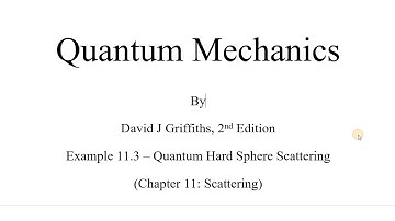 Quantum Mechanics - Example 11.3 (David J Griffiths) (Hindi) || Ashish Patel