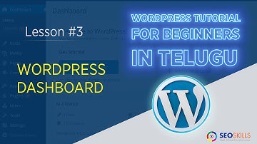wordpress dashboard tutorial in telugu