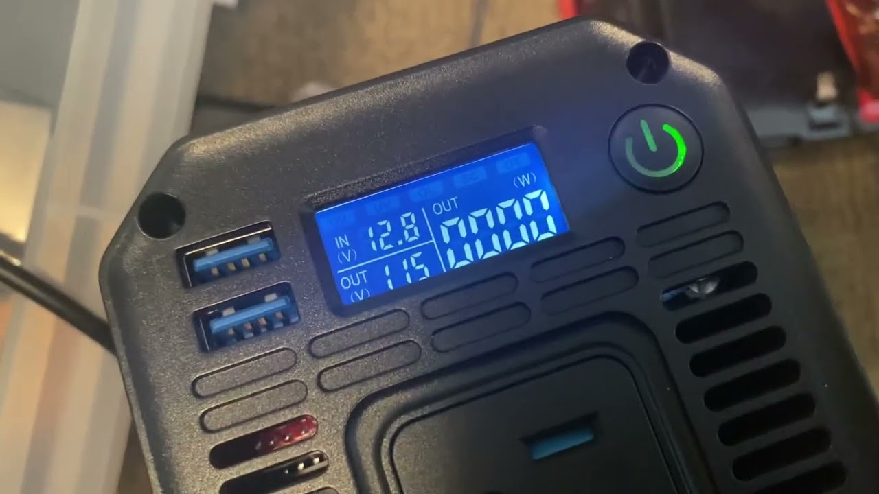 Bestek 1000watt “pure sine wave” inverter - oscilloscope display