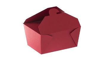 SVG File - Take Out Box - Assembly Tutorial - For Cricut Explore, Silhouette CAMEO and More!