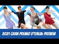 2021 Gran Premio D'Italia: Preview (Anna Shcherbakova, Maiia Khromykh, Mai Mihara, Satoko Miyahara)