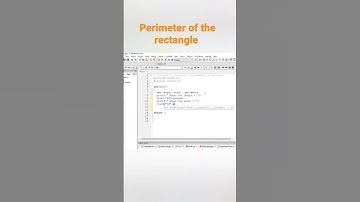 c program to calculate perimeter of the rectangle | #code #programming #perimeterofsquare