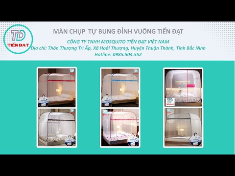 [TV Shopping] Màn chụp tự bung đỉnh vuông Tiến Đạt