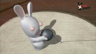 Rabbids Invading The Olympics Shotput Int