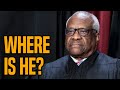 Clarence Thomas missing from Supreme Court with no explanation