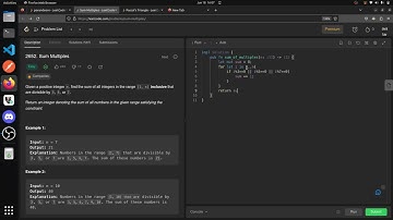 2652  Sum Multiples - Leetcode - Rustify with Pawan