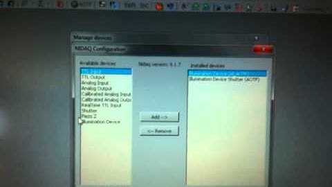 How to Install and operate a NI USB-6008 using Nikon Elements 3. 22 x64 B715