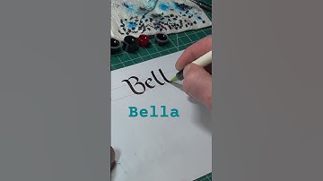 How to write ✍️#Bella #calligraphy #beautiful #name #shorts #fyp