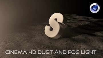 Cinema 4D Lighting Tutorial | Cinema 4D Create Dust And Fog Light