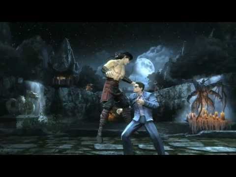 Mortal Kombat 9 ( 2011 ) - Liu Kang's New Gameplay...