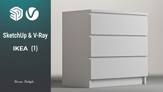 SketchUp Tutorial: Modeling an IKEA Chest of Drawers [Step-by-Step Guide]