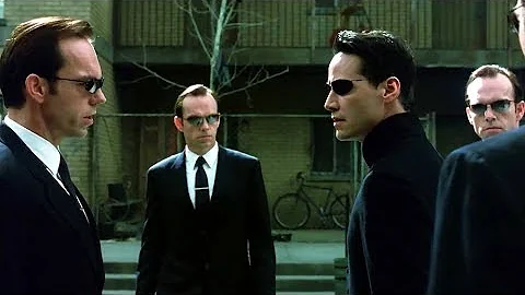 Neo vs Smith Clones [Part 1] | The Matrix Reloaded [Open Matte]