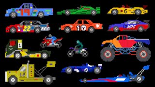 Sports Vehicles  Racing Cars & Trucks  The Kids' Picture Show (Fun & Educational Learning Video)