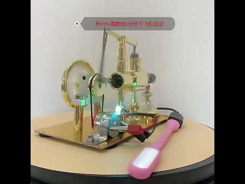 Exploring the Wonders of Physics with the Hot Air Single Cylinder Stirling Engine Generator #engine