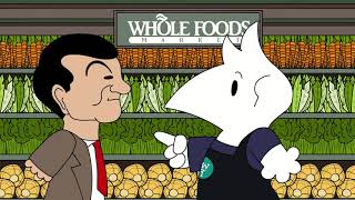 Oney Plays Animated | Mr. Bean Goes to Whole Foods