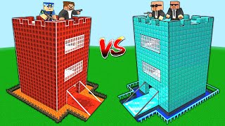 POOR SAFE HOUSE VS EVIL MAFIA SAFE HOUSE! 😱 - Minecraft