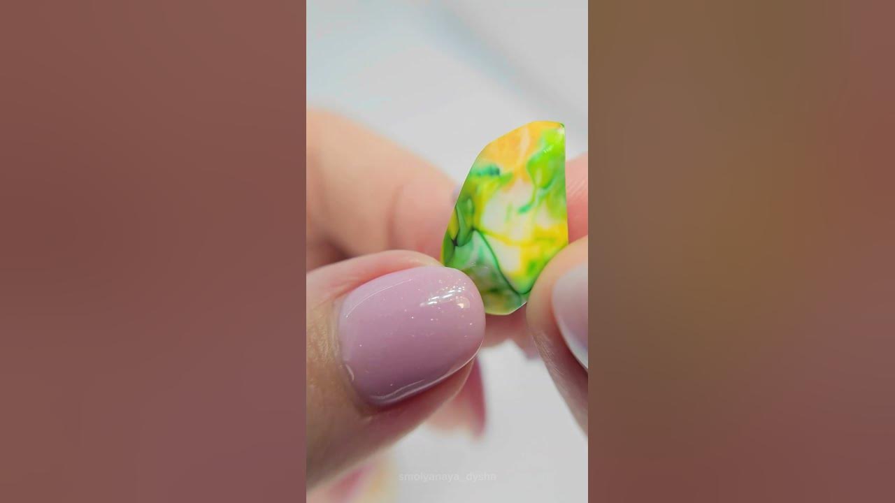 Летний кристалл из ювелирной эпоксидной смолы ️ #эпоксидка #epoxy # ...