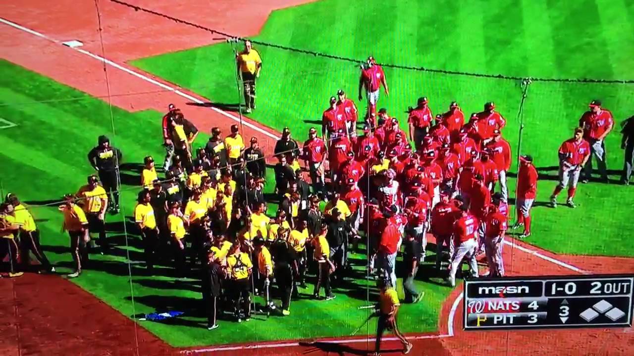 Nationals Pirates Fight