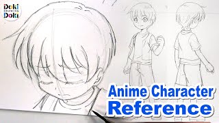 Draw a Character Reference Sheet【High Angle】｜Pro Animator (real-time)