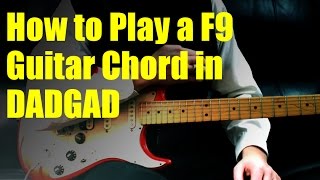How to Play a F9 Guitar Chord in DADGAD