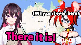 AZKi spots the street in GeoGuessr instantly, making Bae question her own purpose【Hololive】