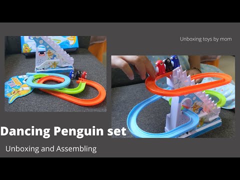 Unbox & Assemble Trackracer Car Racing Track Musical Toy Video for Kids 