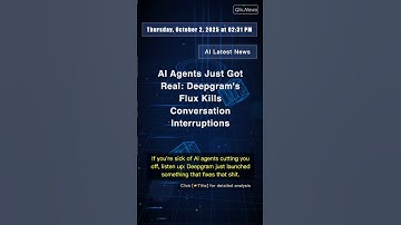 🧐👉 AI Agents Just Got Real: Deepgram