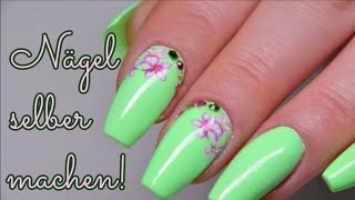 DIY: Nägel mit ACRYLGEL | Summer-Neon-Nails | Danana