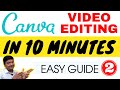 How to edit video in Canva - Canva video editing tutorial For Beginners