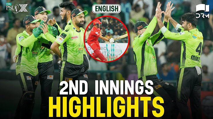 2nd Innings Highlights | Islamabad United vs Lahore Qalandars | Match 33 | HBL PSL X | M3O1K
